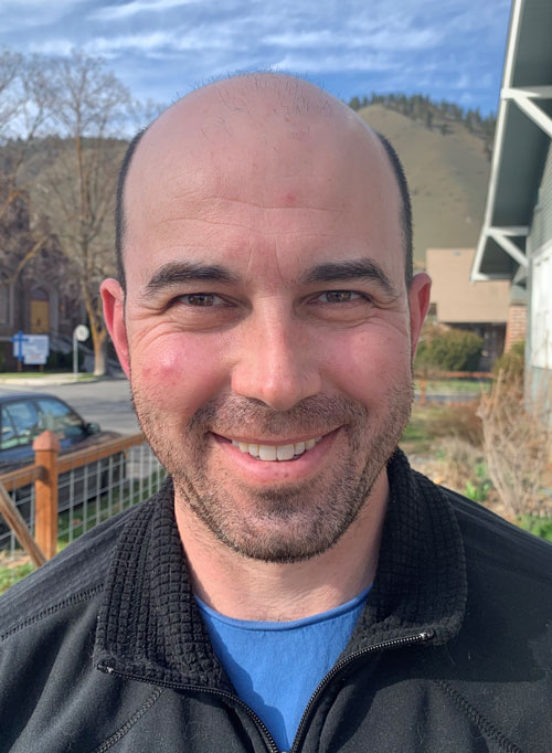 Man smiling at camera